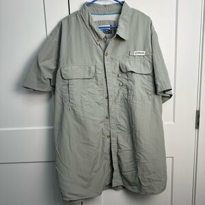 Magellan Outdoors Fish Gear Angler Fit Short Sleeve Men's Shirt - Size 3XL Gray
